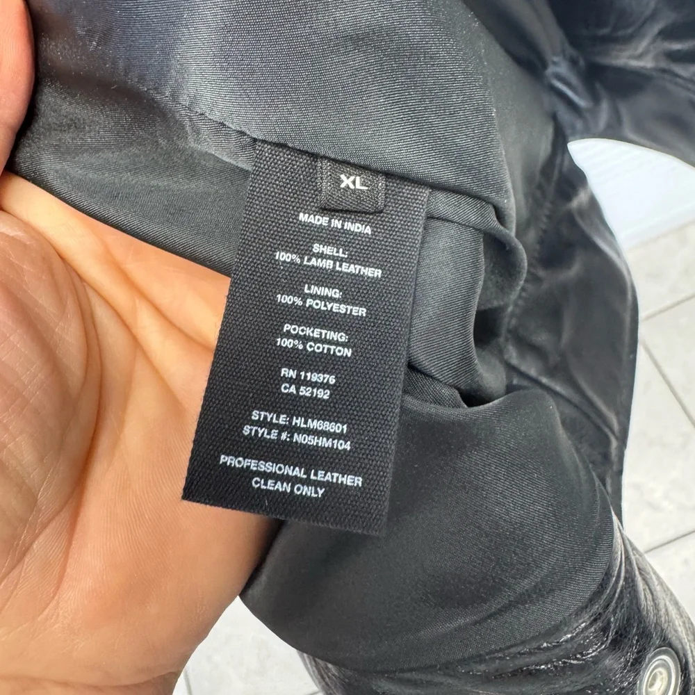 Helmut Lang Black Leather Jacket - Picture 3 of 11